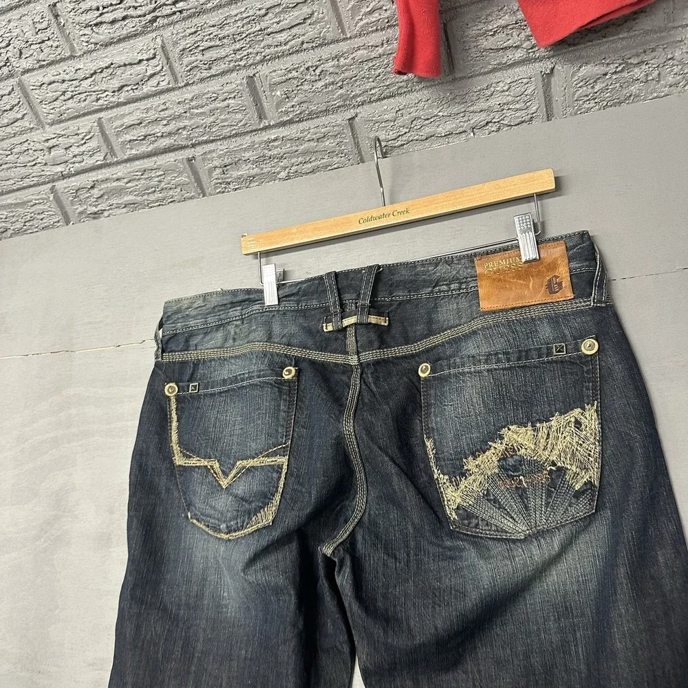 Vintage USA Guess Jeans Mens Size 38x30 Georges Marciano Style 10001-30 Distress